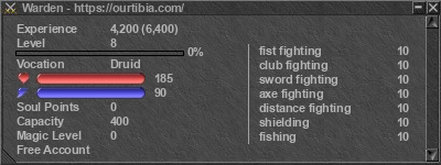Signature for player Warden